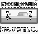 Soccer Mania (USA) - Title Screen