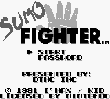 Sumo Fighter (USA) - Title Screen