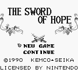 Sword of Hope, The (USA) - Title Screen