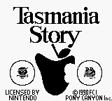 Tasmania Story (USA) - Title Screen