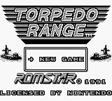 Torpedo Range (USA) - Title Screen