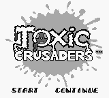 Toxic Crusaders (USA) - Title Screen