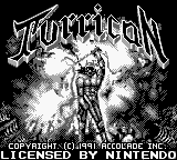 Turrican (USA, Europe) - Title Screen