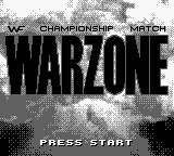 WWF War Zone (USA, Europe) - Title Screen