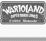 Wario Land - Super Mario Land 3 (World) - Title Screen