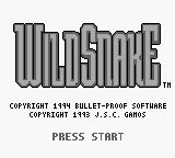 Wild Snake (USA) (SGB Enhanced) - Title Screen