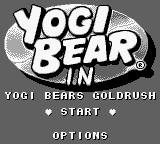 Yogi Bear's Gold Rush (USA) - Title Screen