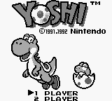 Yoshi (USA) - Title Screen