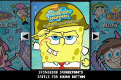 2 Games in 1 - SpongeBob SquarePants - Battle for Bikini Bottom + The Fairly OddParents! - Breakin' da Rules (USA) - Title Screen
