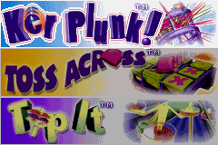 3 Game Pack! - Ker Plunk! + Toss Across + Tip It (USA) - Title Screen