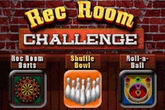3 Games in One - Darts + Roll-a-Ball + Shuffle Bowl (USA) - Title Screen
