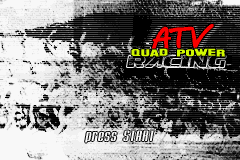 ATV - Quad Power Racing (USA, Europe) - Title Screen