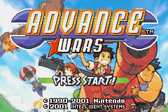 Advance Wars (USA) (Rev 1) - Title Screen