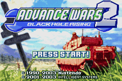 Advance Wars 2 - Black Hole Rising (USA) - Title Screen