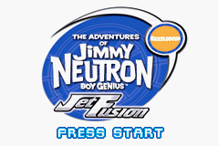 Adventures of Jimmy Neutron Boy Genius, The - Jet Fusion (USA, Europe) - Title Screen