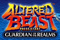 Altered Beast - Guardian of the Realms (USA) - Title Screen