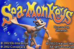 Amazing Virtual Sea-Monkeys, The (USA) - Title Screen