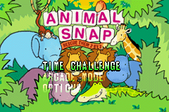 Animal Snap - Rescue Them 2 by 2 (USA) - Title Screen