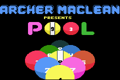 Archer Maclean's 3D Pool (USA) - Title Screen