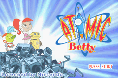 Atomic Betty (USA, Europe) - Title Screen