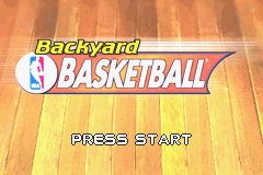 Backyard Basketball (USA) - Title Screen