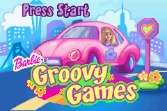 Barbie Software - Groovy Games (USA) - Title Screen