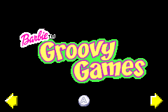 Barbie Superpack - Secret Agent + Groovy Games (USA) - Title Screen