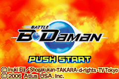 Battle B-Daman (USA) - Title Screen