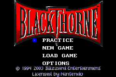 Blackthorne (USA) - Title Screen