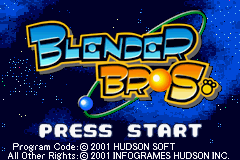 Blender Bros. (USA) - Title Screen