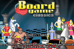 Board Game Classics (USA) - Title Screen
