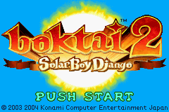 Boktai 2 - Solar Boy Django (USA) - Title Screen