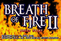 Breath of Fire II (USA) - Title Screen