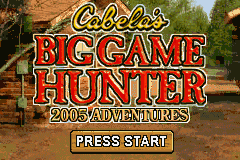 Cabela's Big Game Hunter - 2005 Adventures (USA, Europe) - Title Screen
