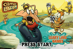 Camp Lazlo - Leaky Lake Games (USA) - Title Screen