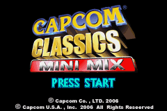Capcom Classics Mini Mix (USA) - Title Screen
