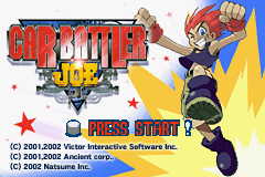 Car Battler Joe (USA) - Title Screen