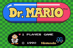 Classic NES Series: Dr. Mario - Title Screen