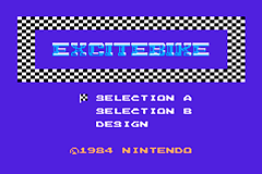 Classic NES Series: Excitebike - Title Screen