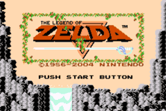 Classic NES Series: The Legend of Zelda - Title Screen