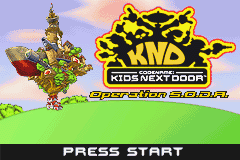 Codename - Kids Next Door - Operation S.O.D.A. (USA) - Title Screen