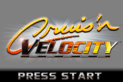 Cruis'n Velocity (USA, Europe) - Title Screen