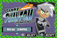 Danny Phantom - Urban Jungle (USA) - Title Screen