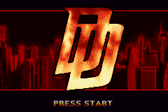 Daredevil (USA, Europe) - Title Screen