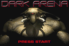 Dark Arena (USA, Europe) - Title Screen