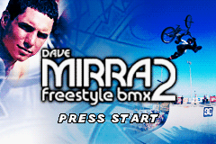 Dave Mirra Freestyle BMX 2 (USA) - Title Screen