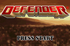 Defender (USA) - Title Screen