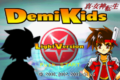 DemiKids - Light Version (USA) - Title Screen
