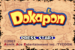 Dokapon - Monster Hunter (USA) - Title Screen