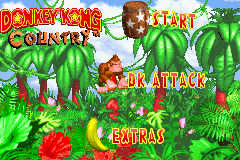 Donkey Kong Country (USA) - Title Screen